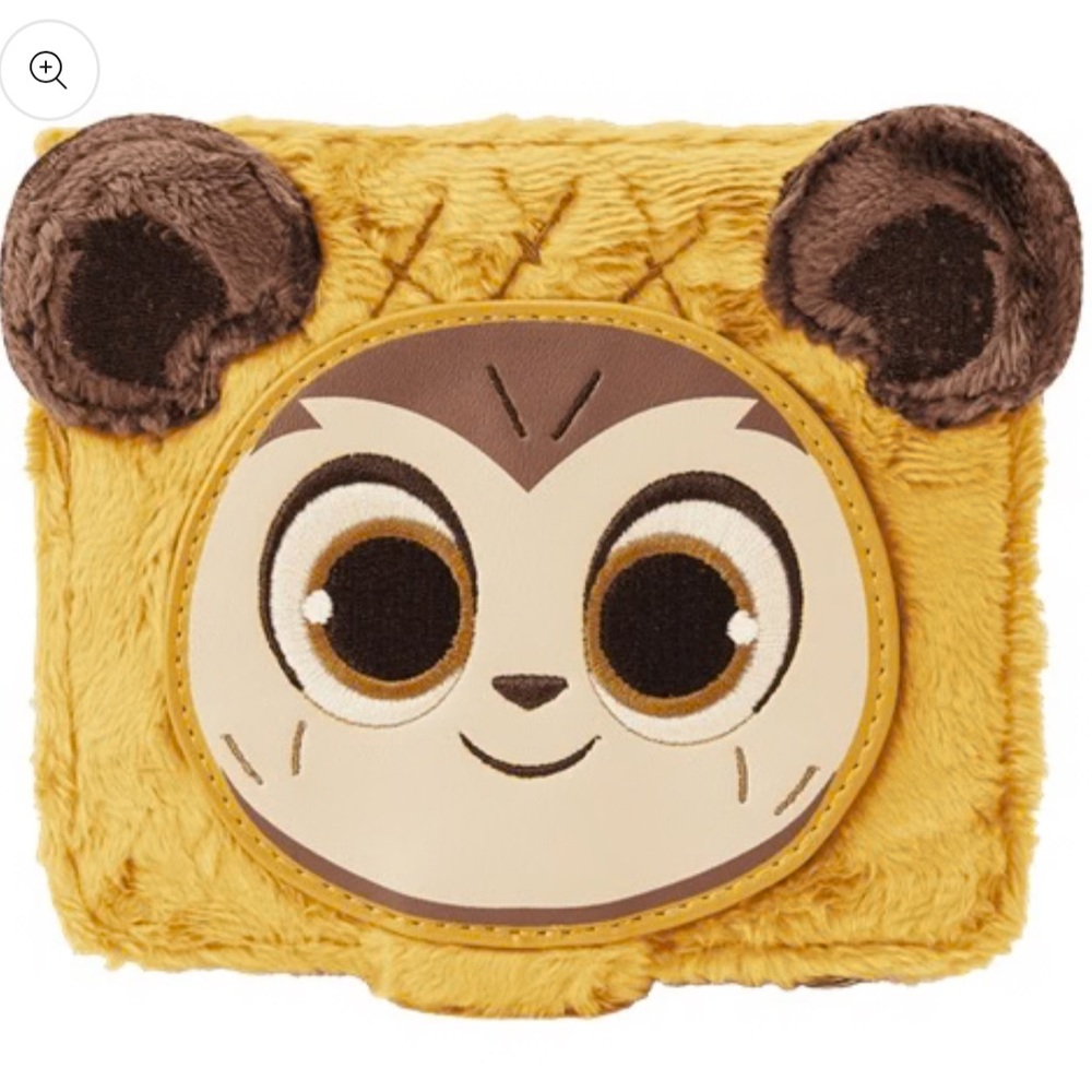 Loungefly Star Wars Plush Wicket Bifold Wallet NWT